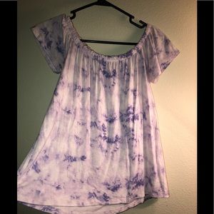 Off the shoulder soft top